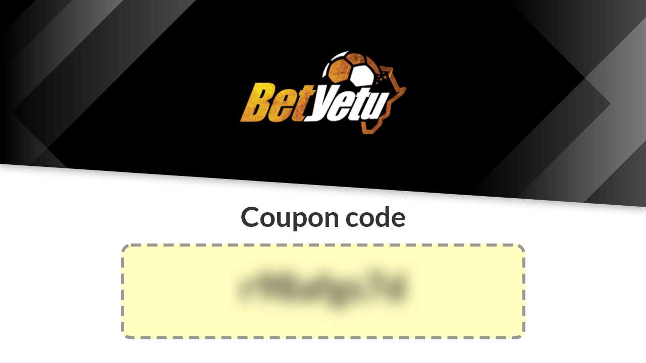 Betyetu Coupon Code