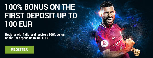 1xBet registration bonus