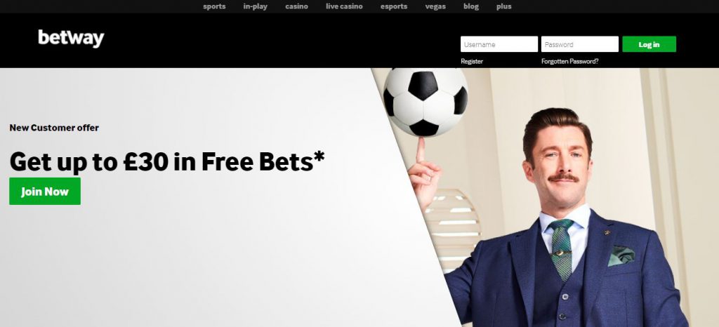 how to get free bet on betway ghana