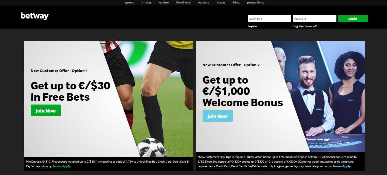 Betway Bonus