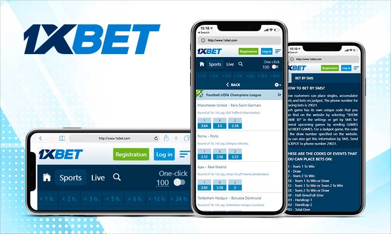 1xBet mobile site