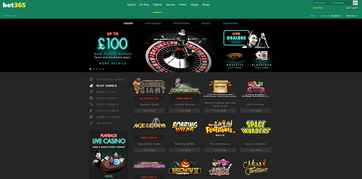 Bet365 Mobile Casino